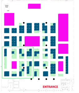 Floorplan for ASTC 2025 Exhibit Hall