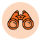 Icon: binoculars